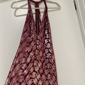 Topshop shimmer dress